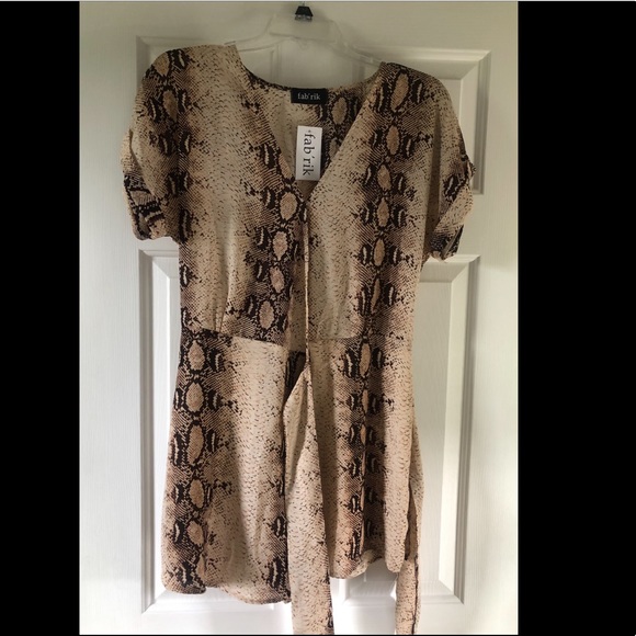 Fab’rik Snakeskin Romper - Picture 1 of 1